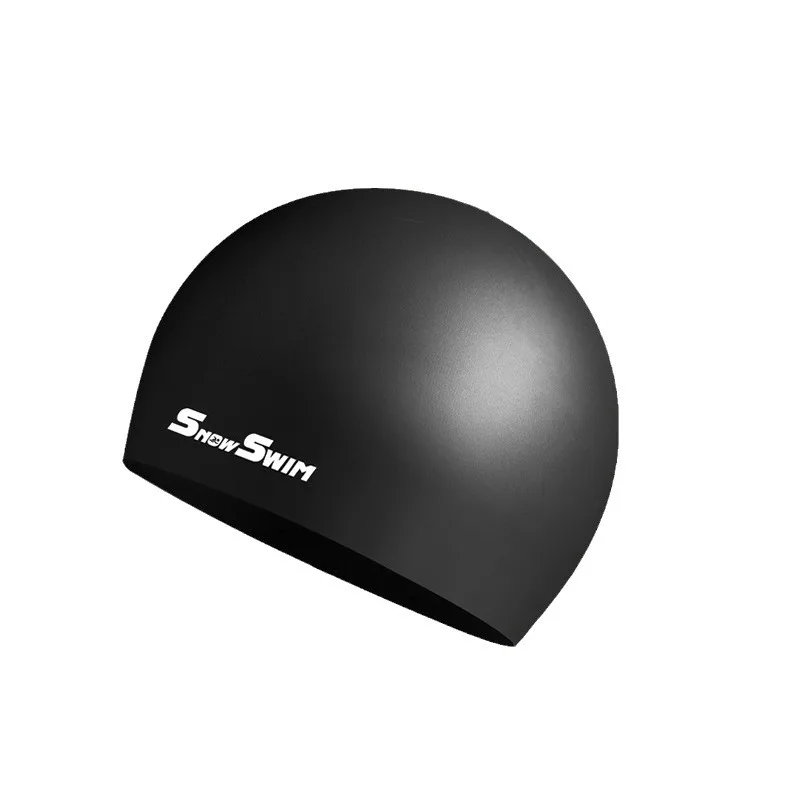 ผู้ใหญ่หมวกว่ายน้ําซิลิโคนผู้ชายและผู้หญิงสีทึบคุณภาพสูงหมวกว่ายน้ําสําหรับผู้หญิงอุปกรณ์สระว่ายน้ําขายส่ง