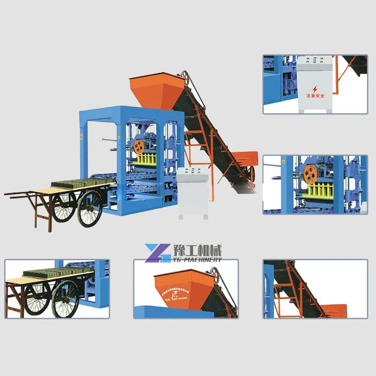 The Cheapest Price of Concrete-brick-making-machine Interlock Clay In Malawi Machinery Bricks Making Machine for Business