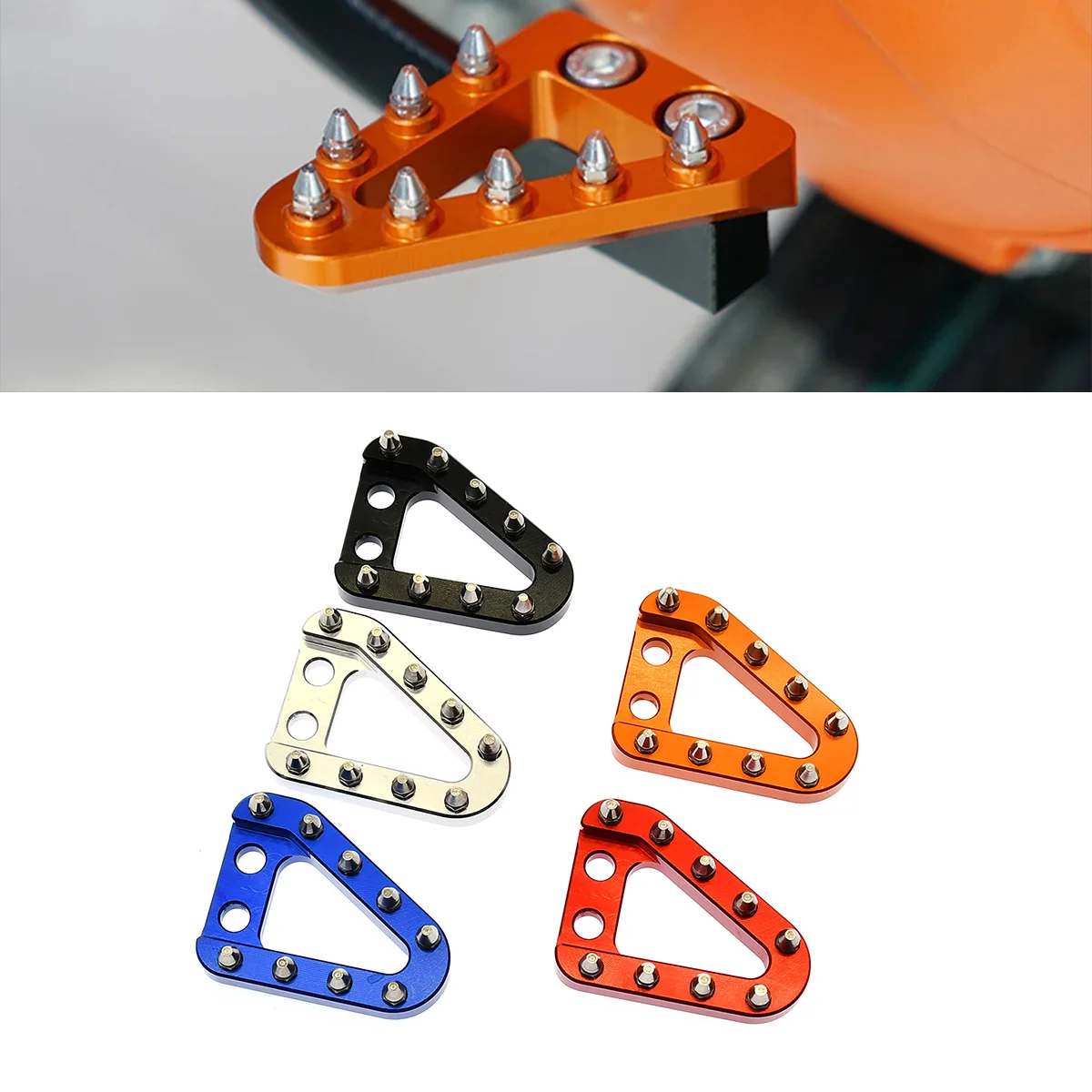 

Motorcycles Accessories CNC Rear Brake Pedal Step Plate Tip For KTM SX SXF EXC EXCF XC XCF XCW XCFW TC TE 2008-2015 2016