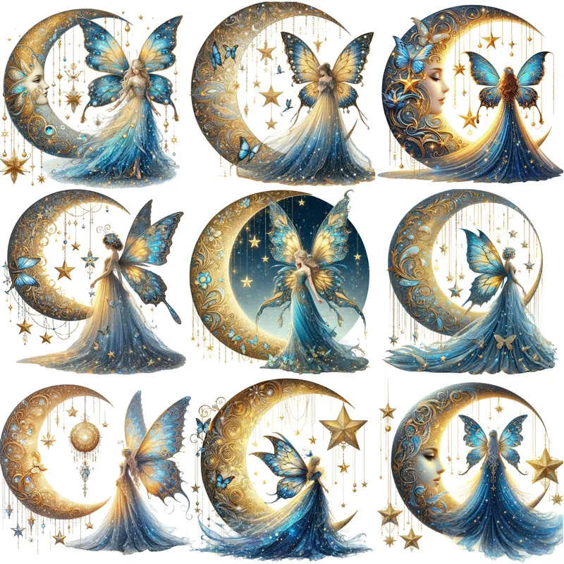 12Pcs/Pack Moon Goddess Sticker DIY Craft Scrapbooking Album Junk Journal Decorative Stickers