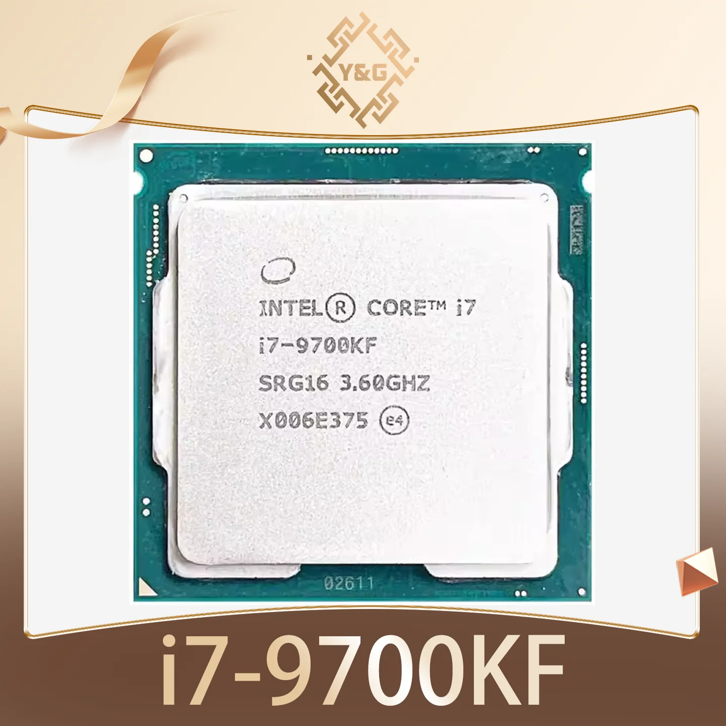 Core i7-9700KF i7 9700KF 3,6 GHz procesador de CPU de ocho núcleos y ocho hilos 12M 95W PC de escritorio LGA 1151