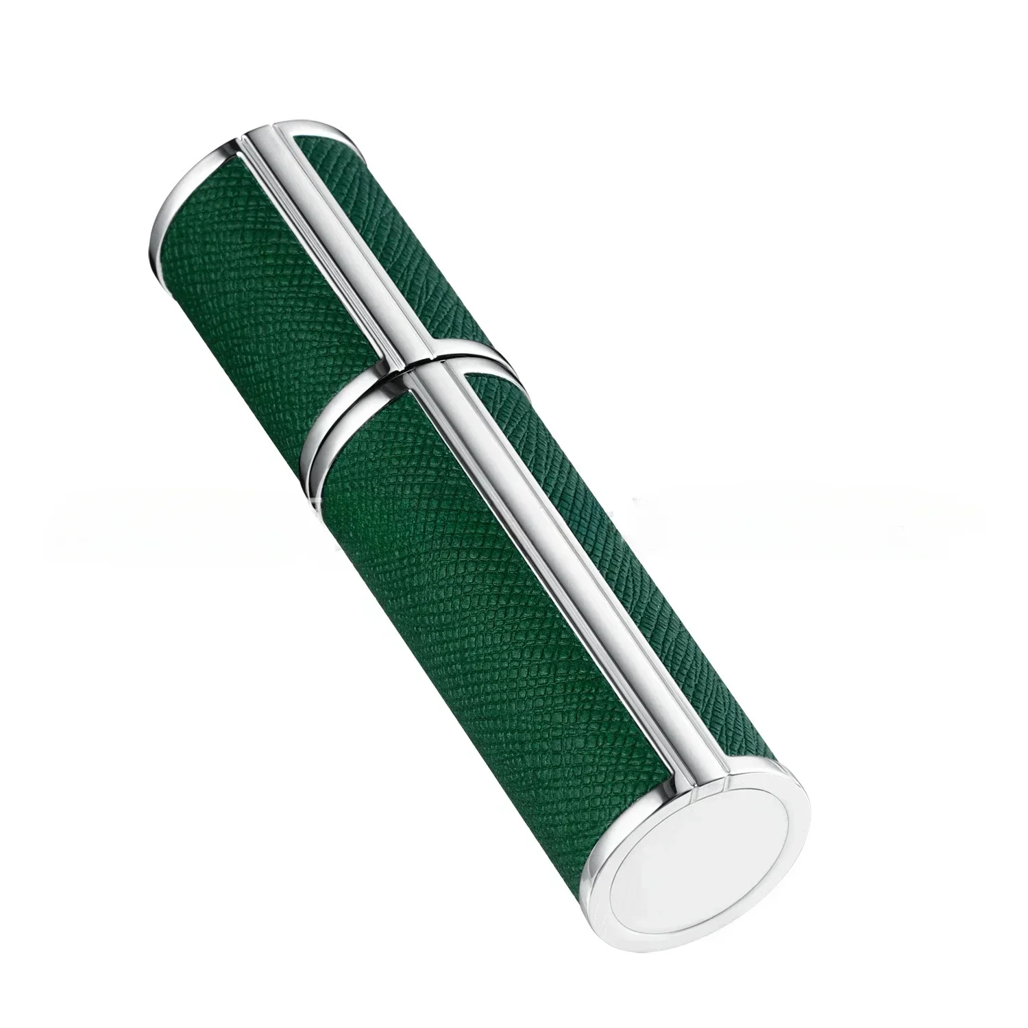 5ML Przenośny Kompaktowy Skórzany Flakon na Perfumy Wielofunkcyjny Atomizer Wielokrotnego Użytku Pusty Atomizer do Perfum na Podróż Butelka z Rozpylaczem 1 szt.