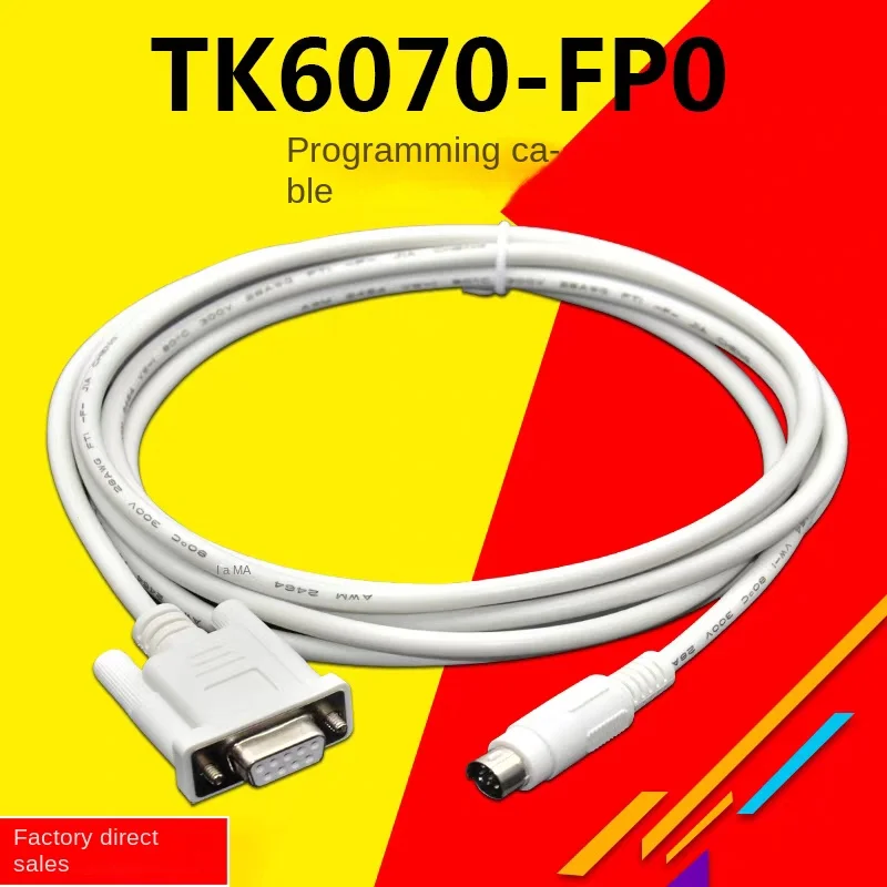 TK6070-FX For Weinview TK6070 HMI Touch Screen Connect Mitsubishi FX Series PLC FX2N FX3U TK6070IH/IK/IP-FX Programming Cable