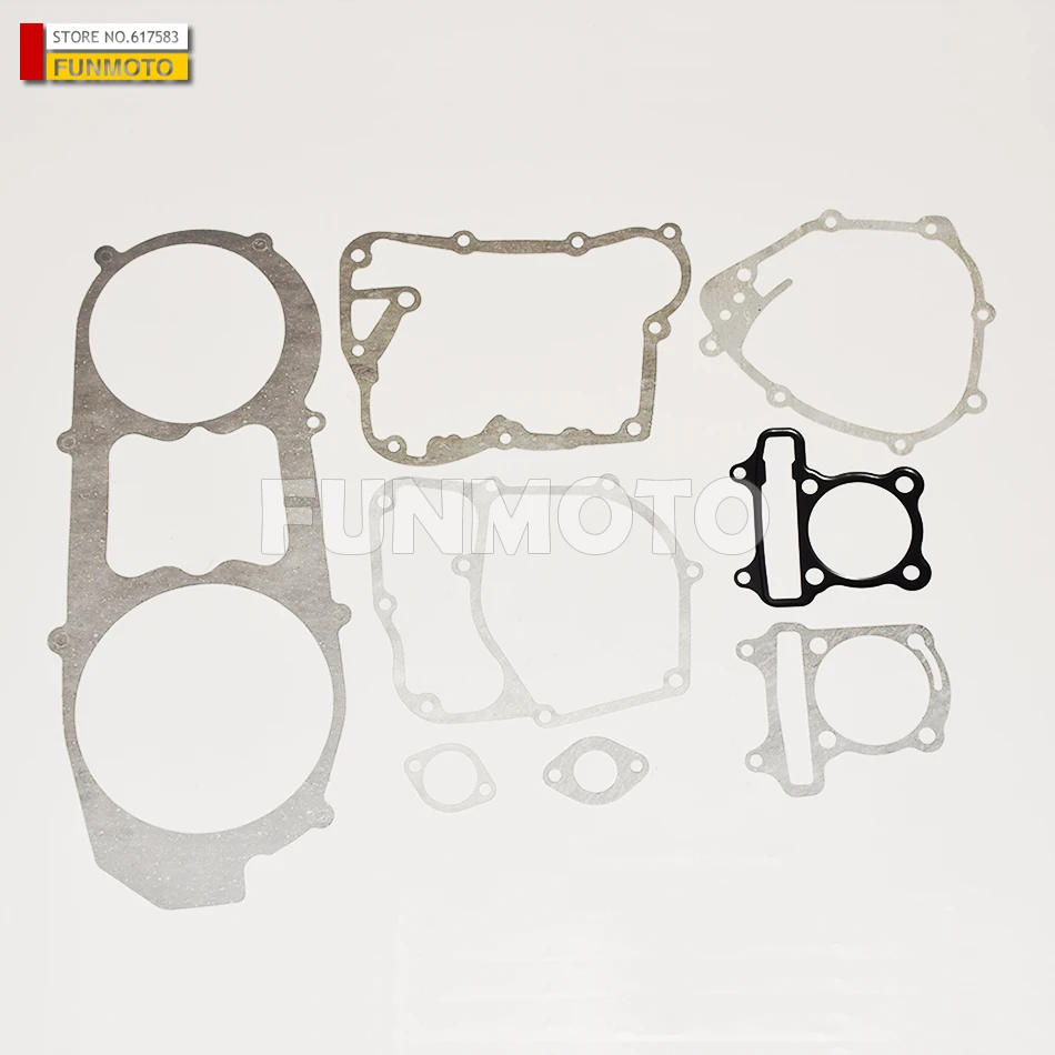 

1full set engine gasket or 1Pcs Gasket Suit for GY6-150/GY6-200 engine model the part with red circle