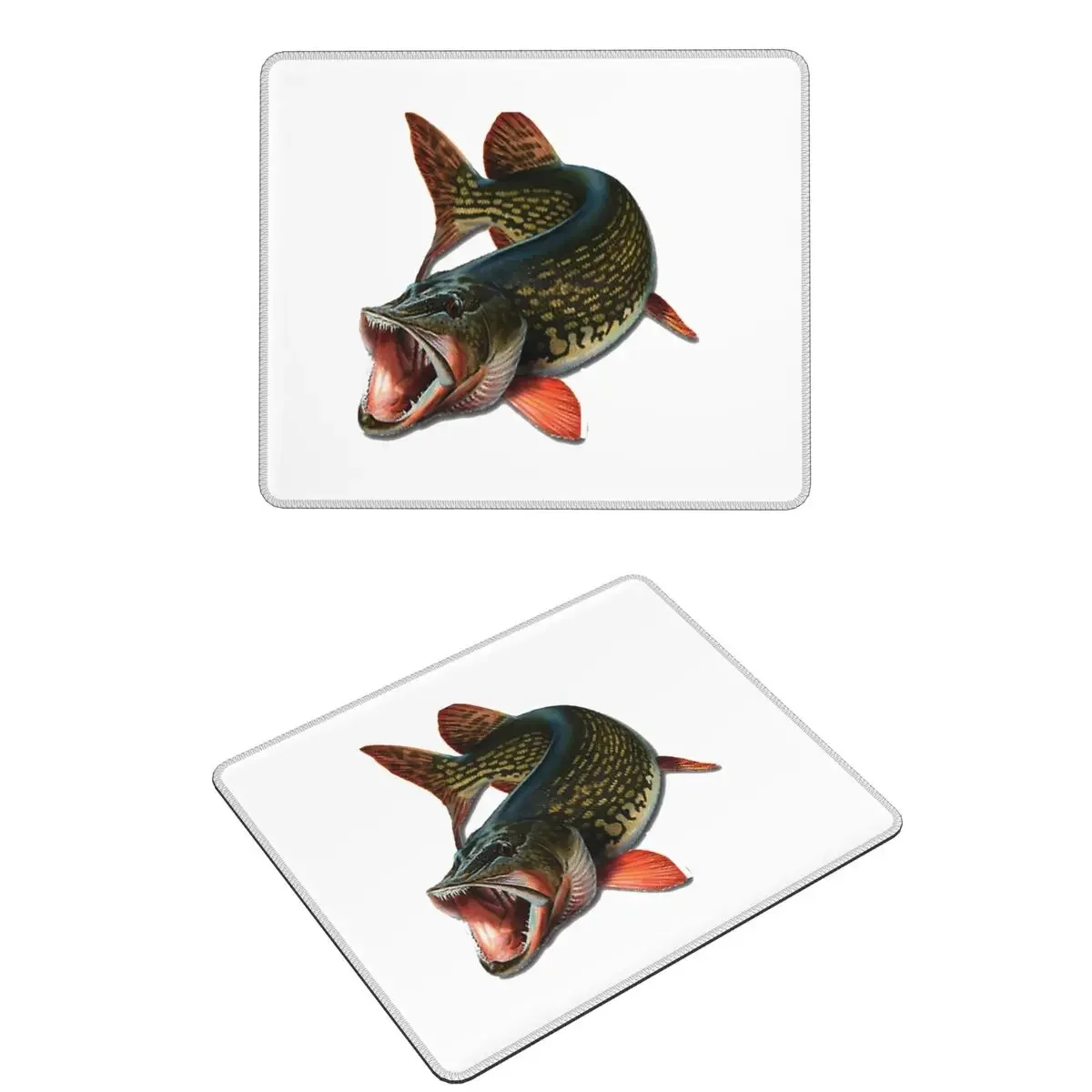 

Northern Pike Fish Mouse Pad Computer Keyboard Mouse Mat Gaming PC Desk Mat Office Accessories Table Mats