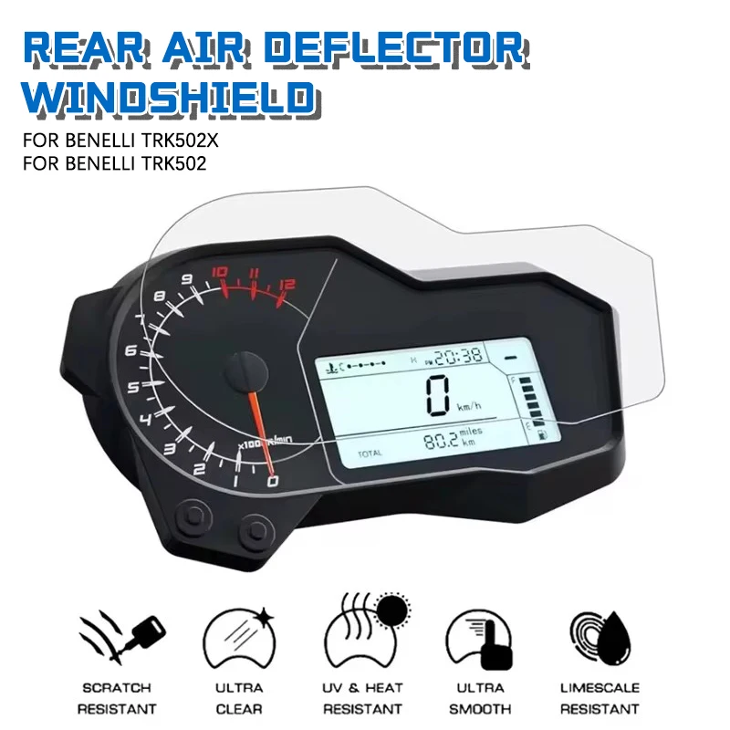 Fit For Benelli TRK 502 X 502X TRK502X TRK502 Motorcycle Cluster Scratch Protection Film Dash board Speedometer Screen Sticker