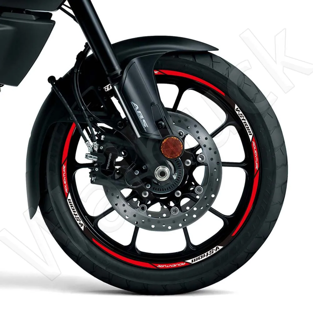 For V-Strom DL 650 SX 250 dl1000 1050 XTReflective Wheel Sticker Rim Decal Hub Stripe Tape Accessory Suitable19 