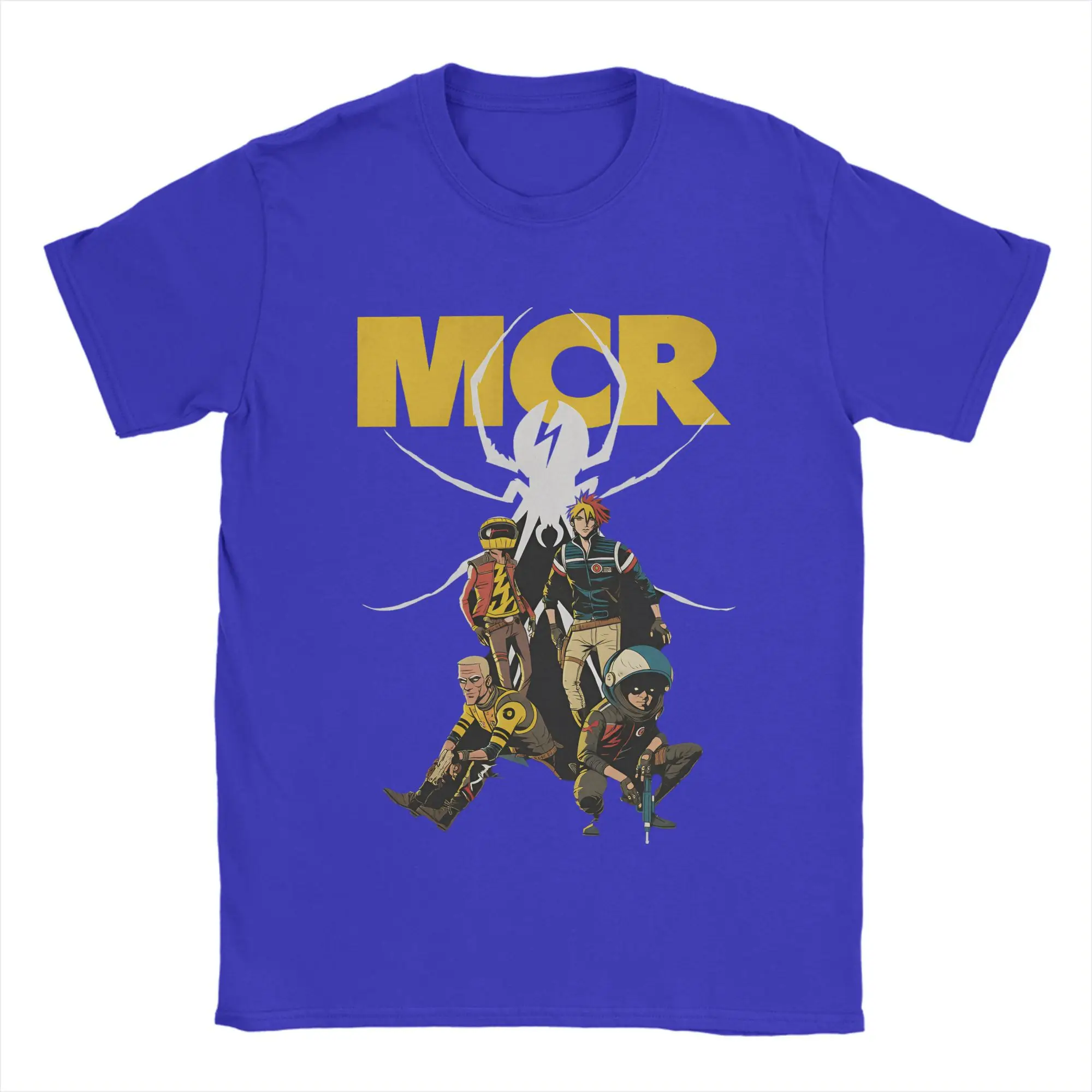 My Chemical Romance MCR Rock-Musik-T-Shirt, Sommer-Harajuku-T-Shirts für Herren, Baumwolle, Rundhalsausschnitt, Übergröße 5XL, Oberteile, T-Shirts, Kurzarm-Tops. – Detail 4