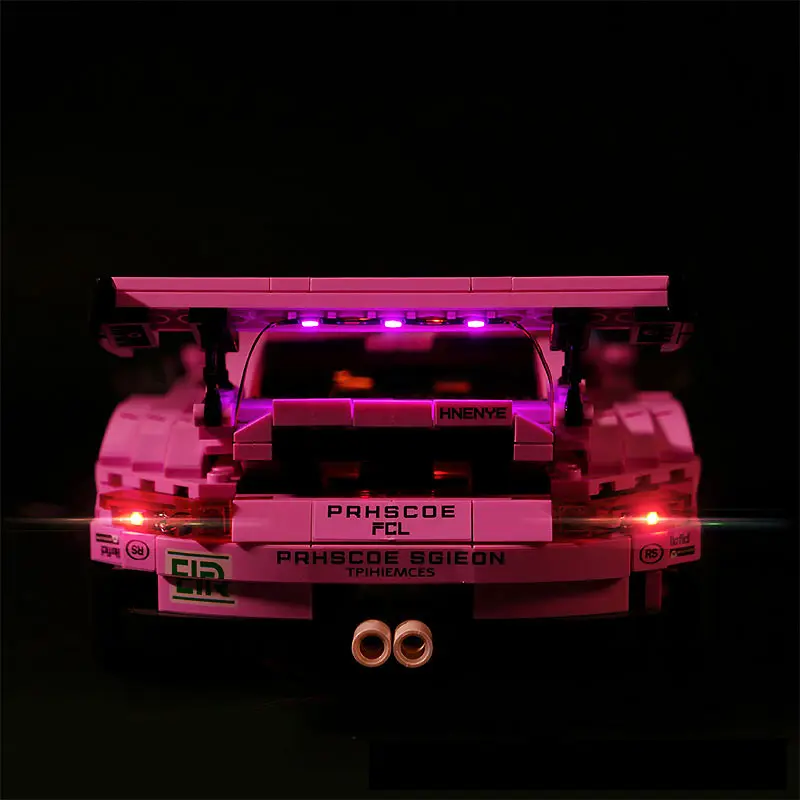 Diy Rc Led Light Kit Voor Lego Sy0003 Technische Sportwagen (Alleen Led Licht, Zonder Blokken Model)