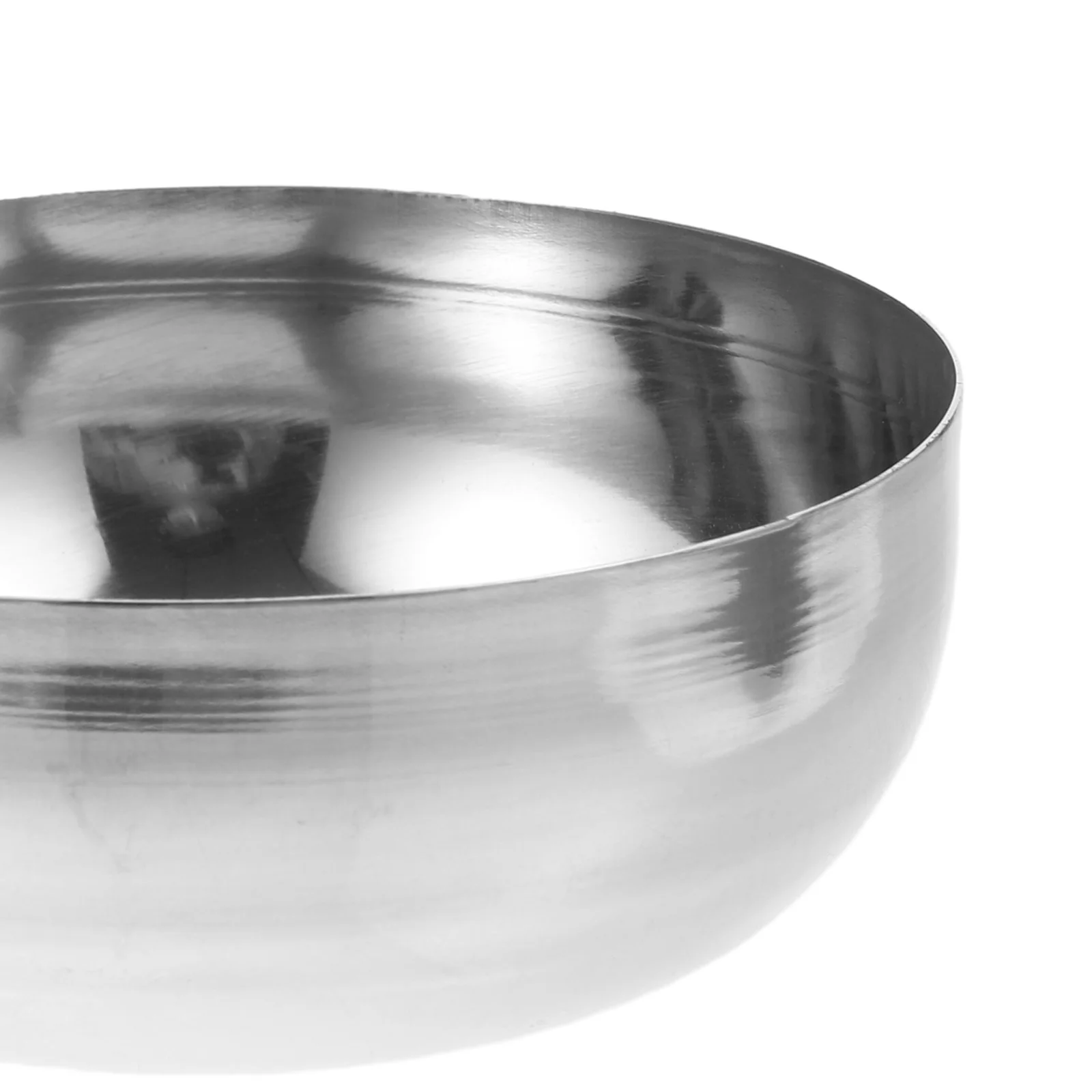 الكلاسيكية الرجال الحلاقة السلطانية الفولاذ المقاوم للصدأ الفضة 52 مللي متر عالية 73 مللي متر واسعة المحمولة الحلاقة كوب الصابون أداة تهذيب الأنيقة #1