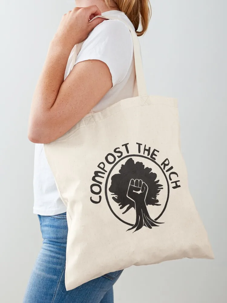 

Compost the Rich Tote Bag Canvas bag for women Women's shopping bag Candy bags shopping logo