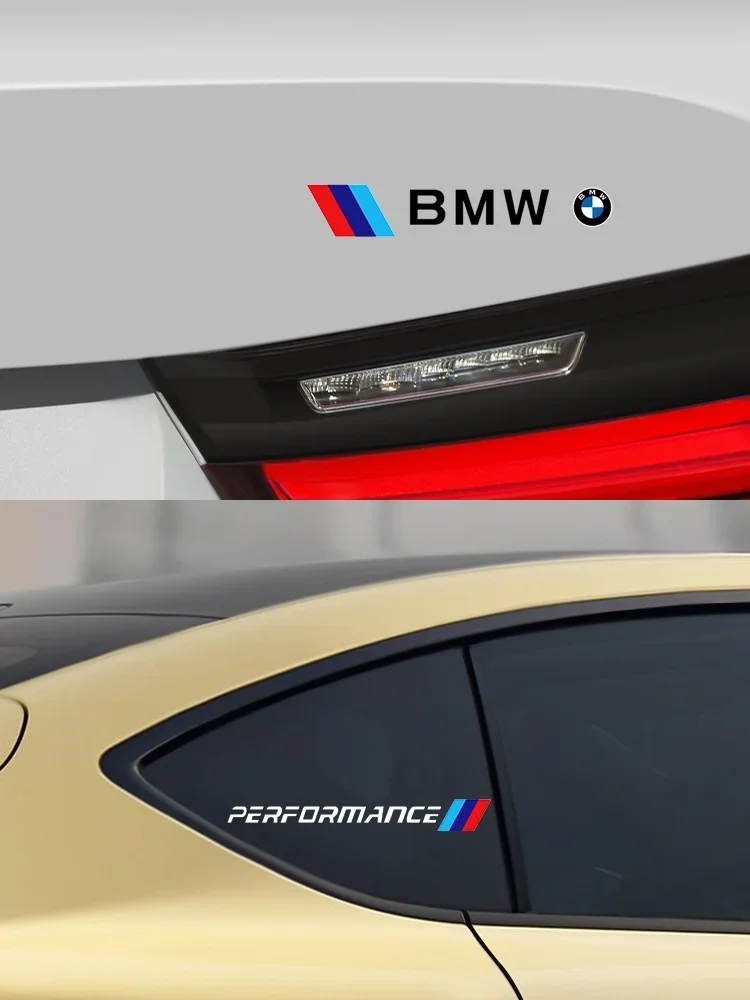 4Pcs Car Door Handel Stickers M Performance Logo For BMW E90 F20 F30 F31 F10 G20 F36 X3 X5 X6 M4 X1 X3 X2 X1 X7 Car Accessories