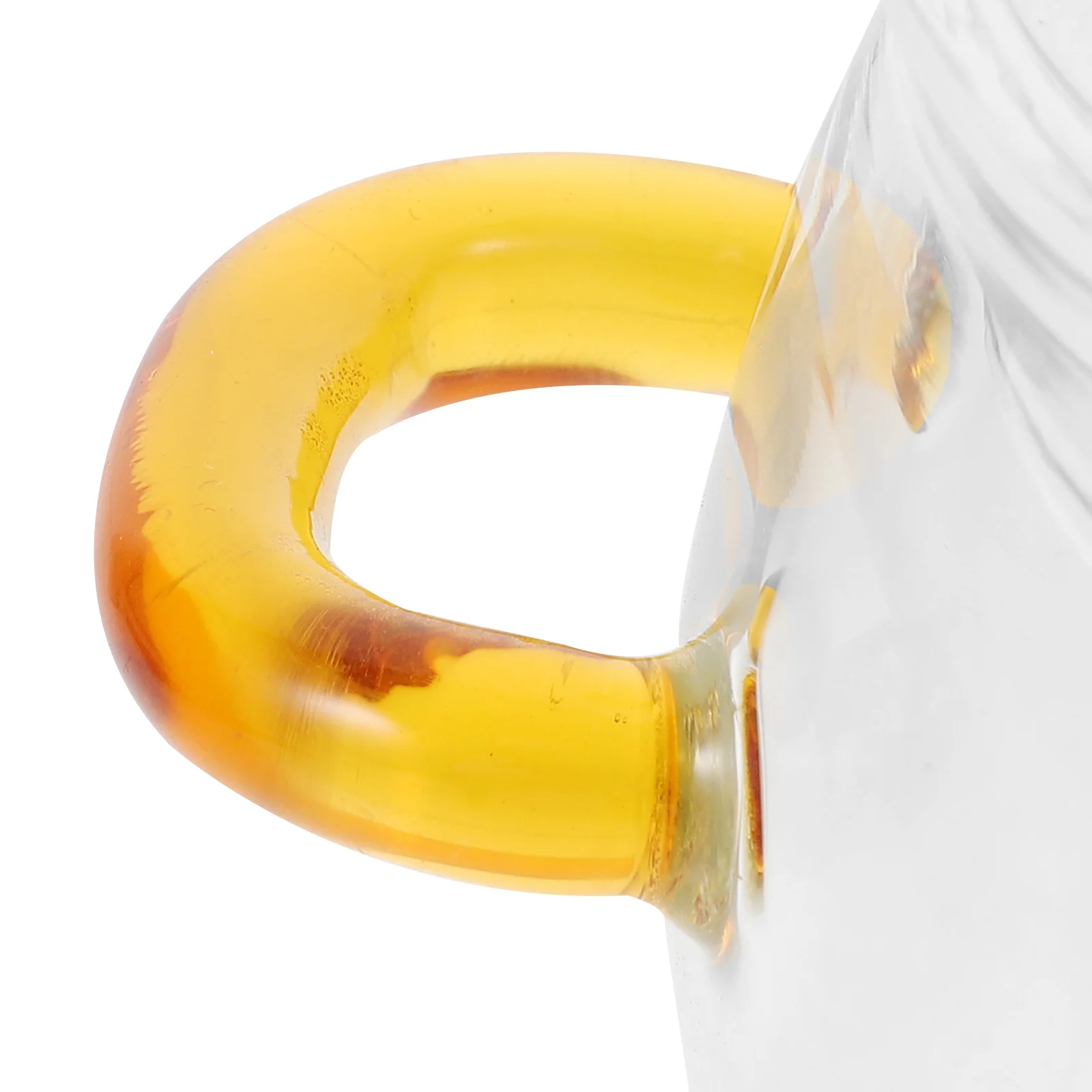 

400Ml Transparent Cooking Pot Double Handles Heat Resistant Kitchen Boil Cookware for Small Families Glass Soup Pot