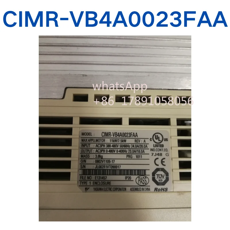 Teste do inversor CIMR-VB4A0023FAA de segunda mão Ok Entrega rápida