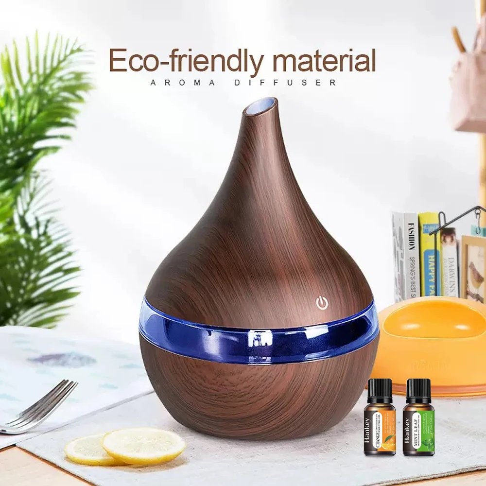 300ml Quiet Humidifier & Aromatherapy Diffuser for Bedroom, Office  Essential Oil Compatible, Soothing Cool Mist