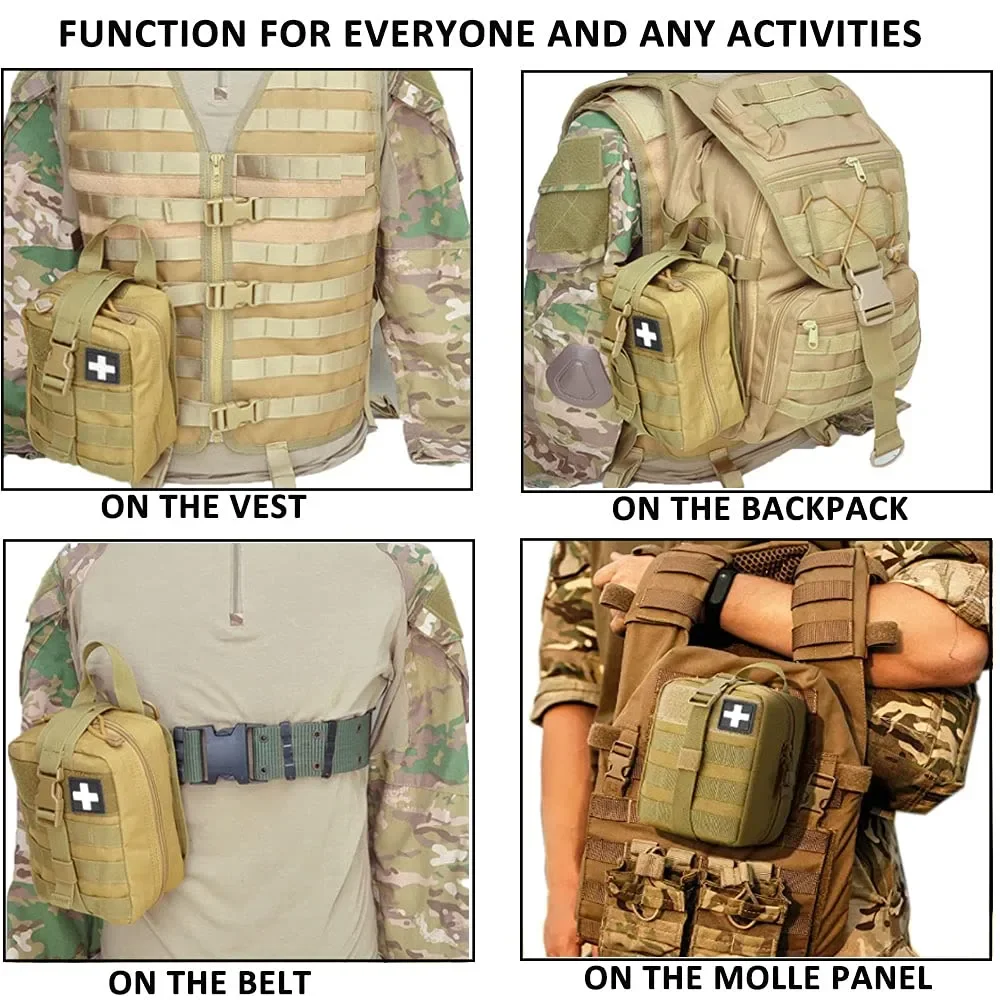 IFAK Molle Utility Bag Pouch Tactische EHBO Kit Met Apparatuur Medische Benodigdheden