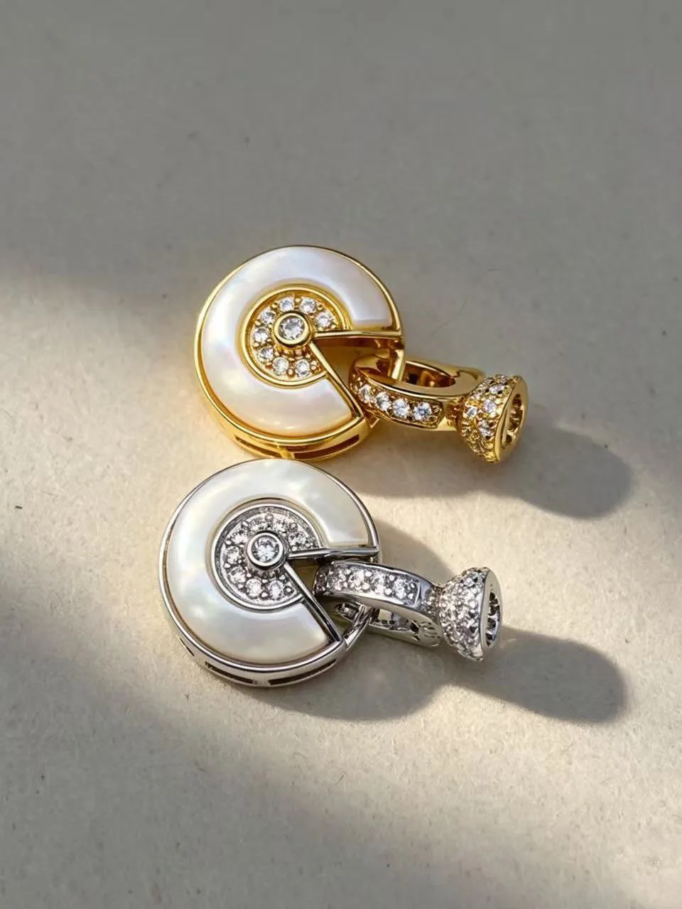 純銀-s925-パールネックレスクラスプヘッド-diy-アクセサリー単列ゴールドシルバーブレスレットビーズバックルファッションジュエリー