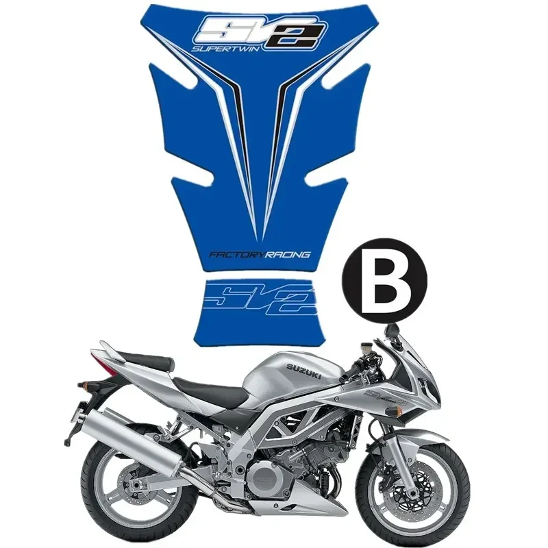 

Для Suzuki SV650 SV1000 S 2003 - 2013 защитная накладка на бак мотоцикла 3D гелевая наклейка Decal - 3 Moto