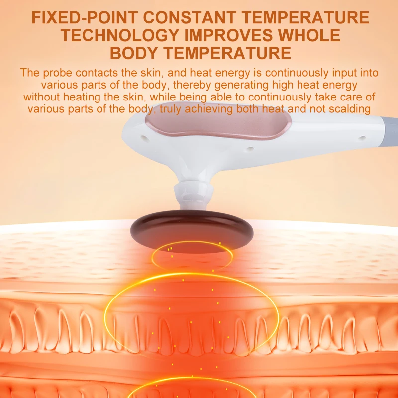 Multi-Function Beauty Device Ceramic Face Lift Probe Deep Heat Body Sculpt Fascia Scraper Slimming Anti-Wrinkle Skin Tightening