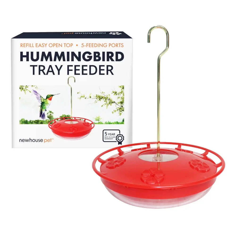 Easy to Clean Leak Proof Ant Proof Hummingbird Feeder Tray for Outdoors Patio Garden Decor Hanging Bird Feeder