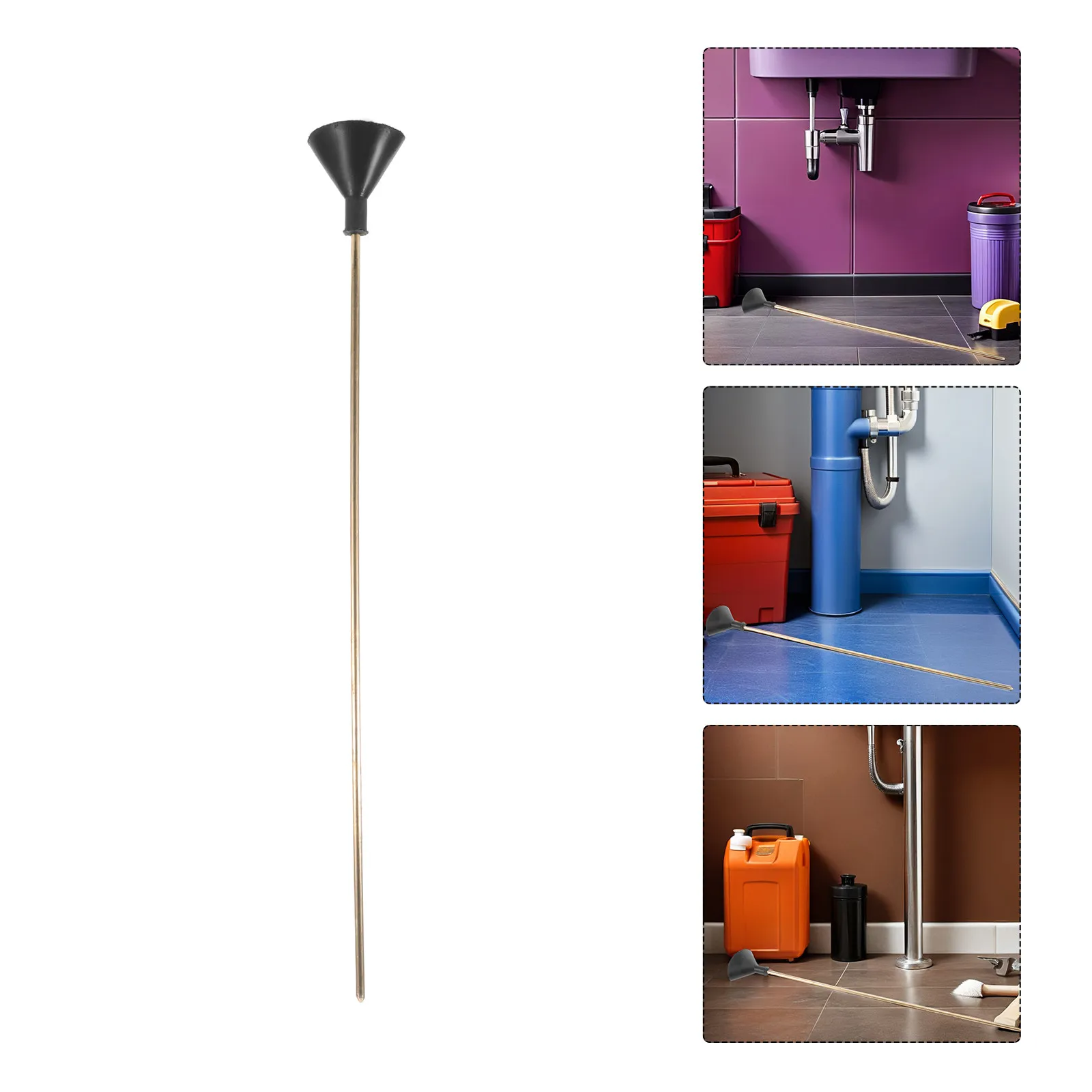 

Механический инструмент для обнаружения утечек: Акустический детектор утечек воды в подземных трубах до 50 см, инструмент для сантехники