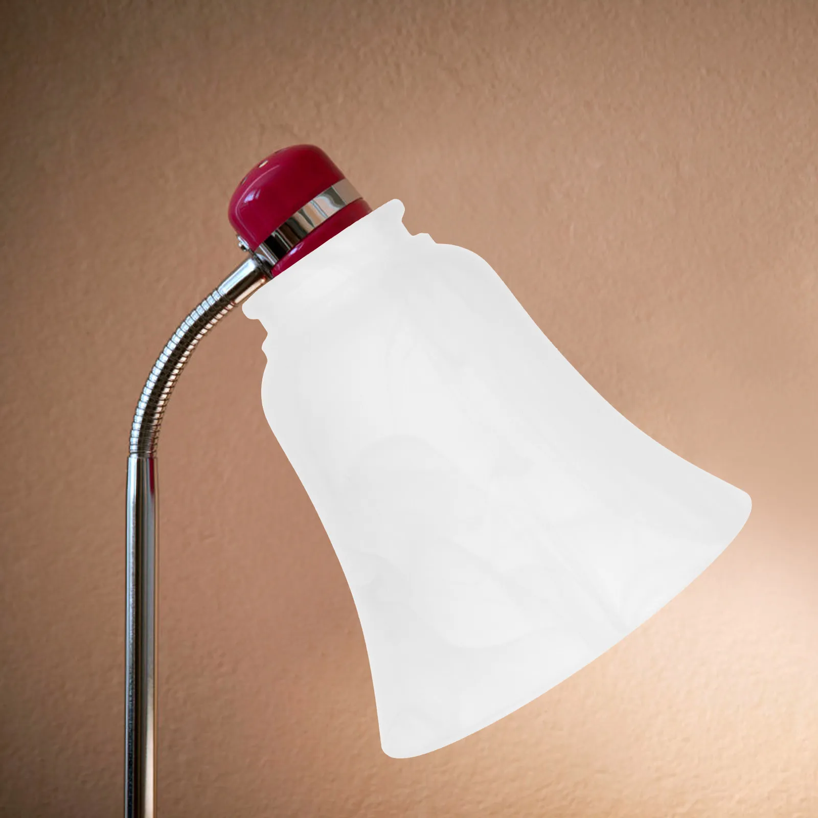 

E27 Interface Lamp Shade Frosted Glass Simple Cloth Lampshade Protect Ceiling Light Bedroom Living Room Lamp Supplies Light