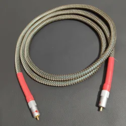 ORTOFON High-end 8N OFC coaxial cable DAC 75Ω digital RCA subwoofer line 100% shielding and anti-interference SPFIF signal cable