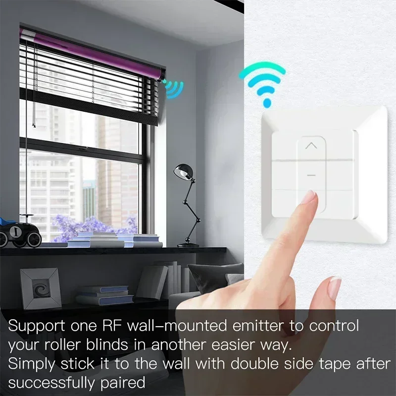 25mm Smart WiFi RF Rohr Motor, tuya Smart Leben APP Rollo Shutter Automatische Vorhang Motor AC für 38mm Rohr Alexa Google