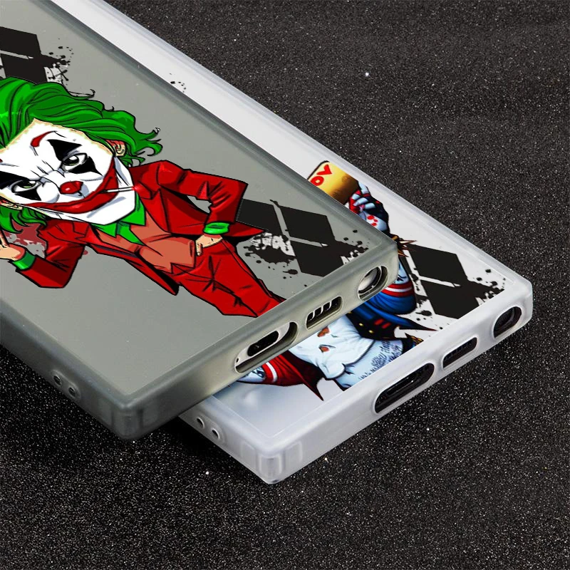 Marvel Joker Cartoon Evil For Samsung A71 A52 A53 A51 A34 A33 A32 A21S A23 A15 A12 A13 A05 5G Colorful Silver Funda Phone Case