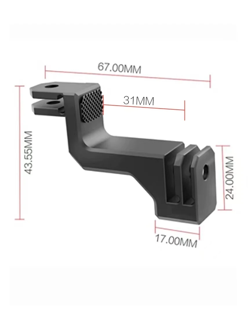 Geschikt Voor Dji Gopro Center Verticale Camera Adapter, Horizontaal Naar Verticaal Scherm Sportcamera Accessoires