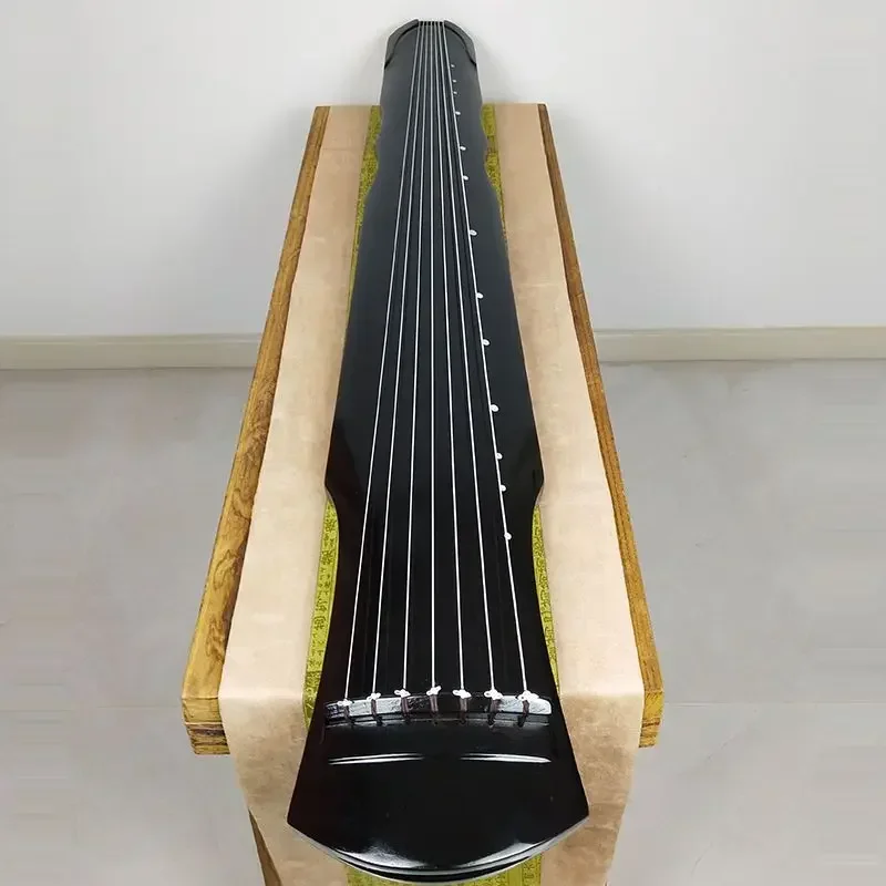 Fuxi Guqin 7 String 123cm Handmade Paulownia Wood Guzheng Beginner Guqin Instrument Traditional Chinese Zither Instrument Gifts