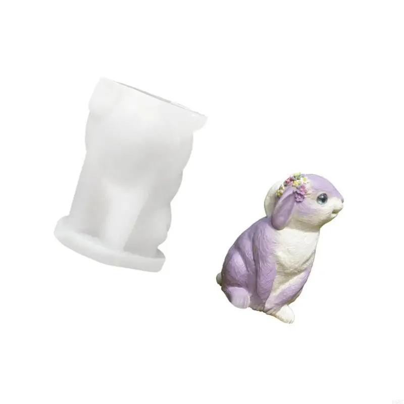 قالب أرانب من السيليكون المتين لوازم حرفية لمشاريع العطلات التي تصنعها بنفسك