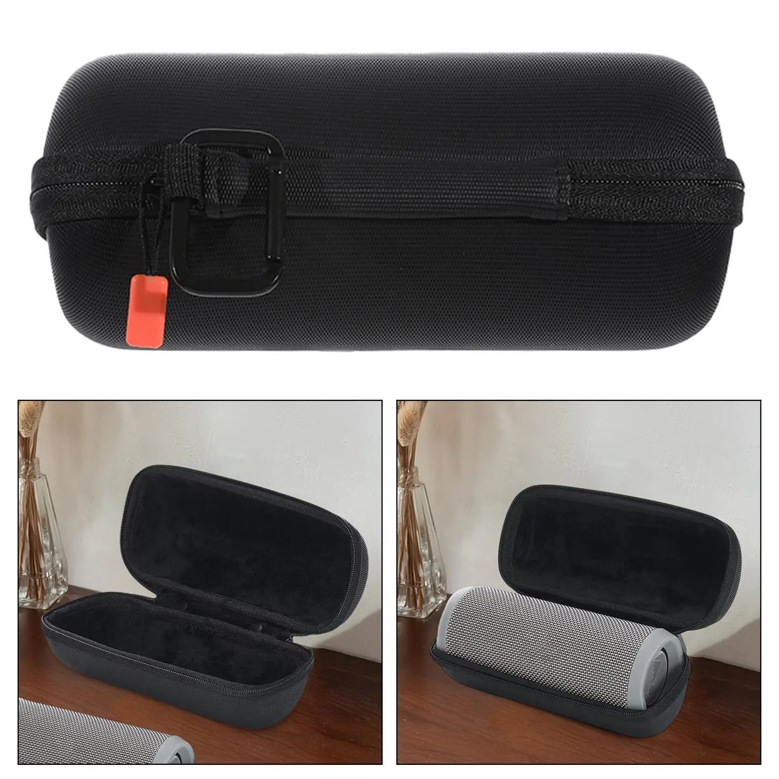 Speaker Storage Bag Loudspeaker Carry Bag Shockproof Soft Lining Scratch Resistant Multipurpose Protector for Camping Outdoor