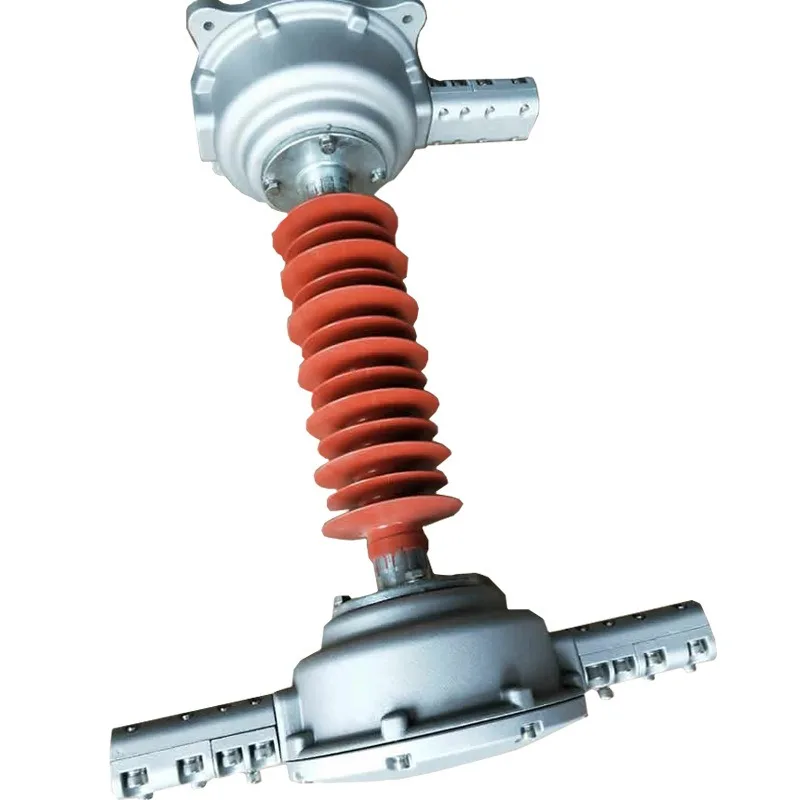 

48-Core one-in-two-out optical cable fusion splice box, splice box for optical fiber composite overhead phase line