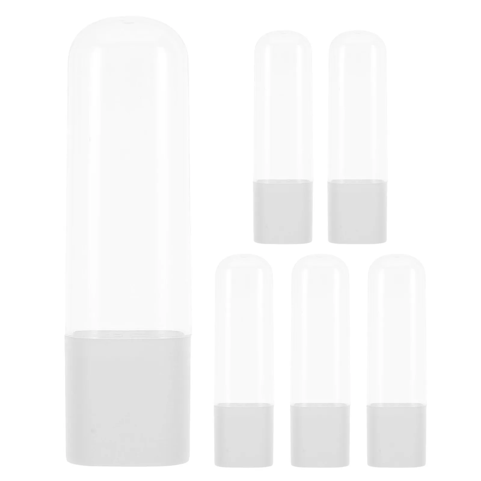 6Pcs Water Flosser Accessories Case Dustproof Protective Tip Carrier Compact Slim Design Oral Irrigator Tip Storage Organizer