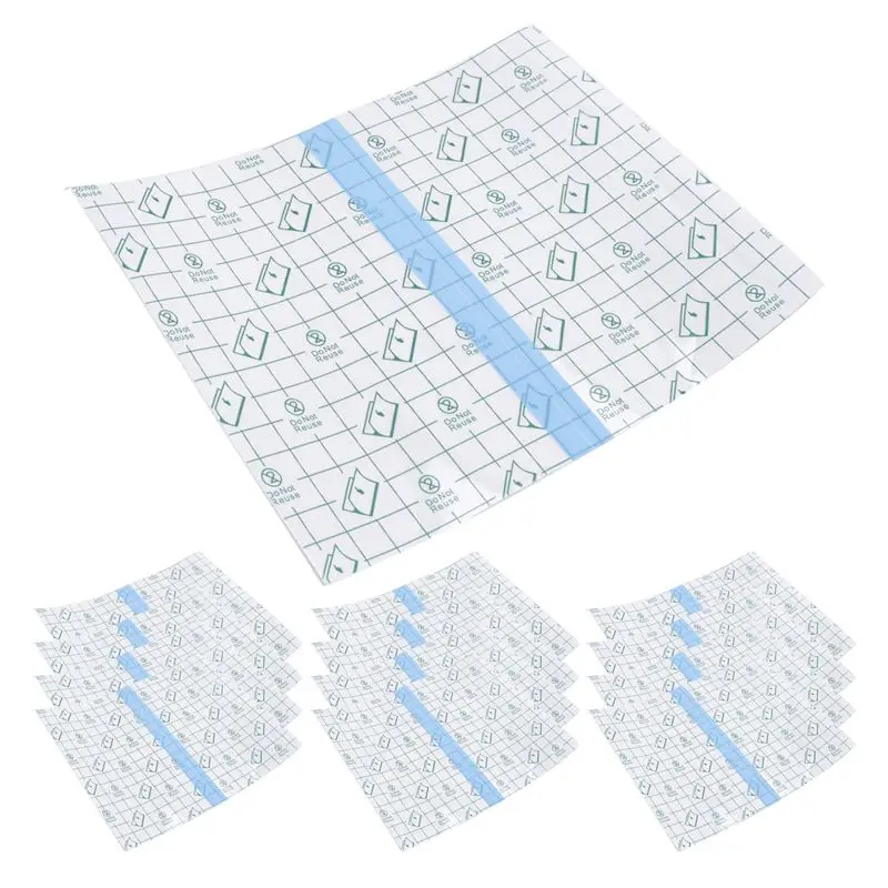 

ABKU-50 Pieces Shower Waterproof Patch Disposable Transparent Stretch Bandage Shield Cover For Tattoos Swimming Showering