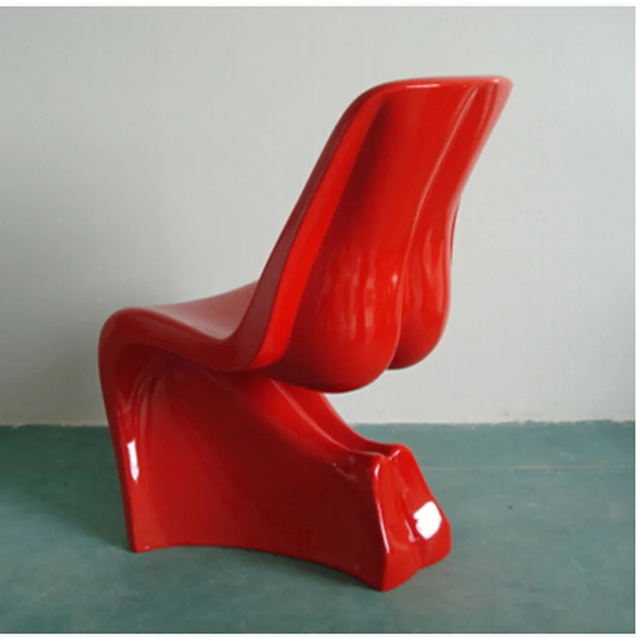 Dining Chair  Human Beauty Haircut Nail Art Chair Paint Modeling Pan Dong Chair Modern