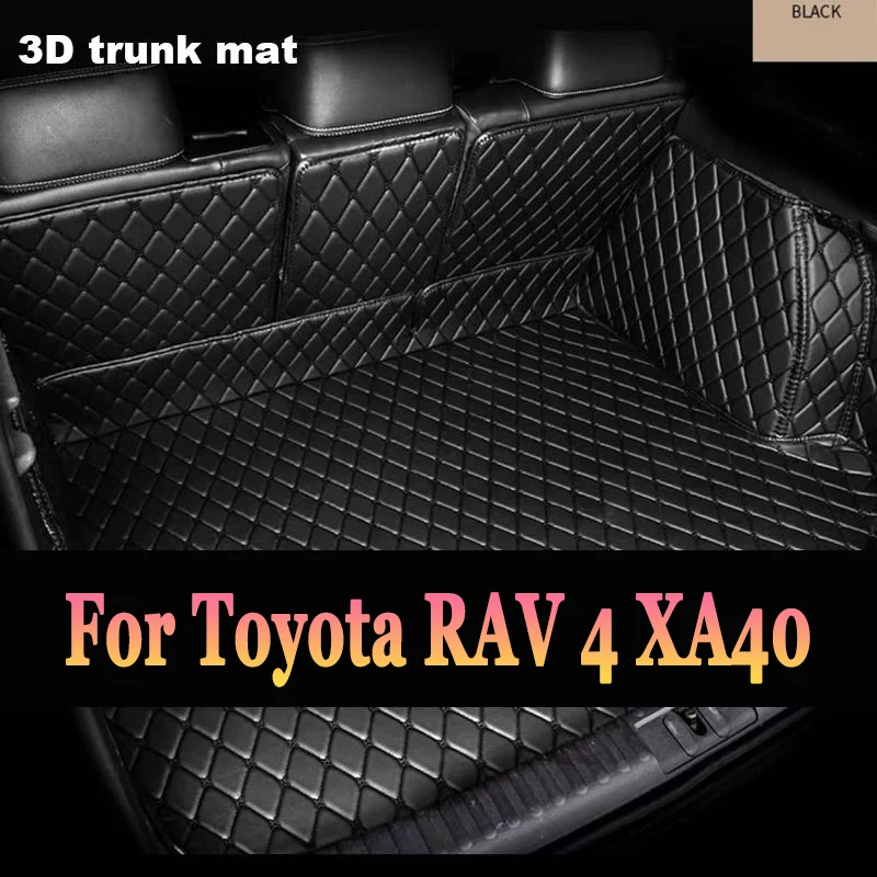 For RAV4 RAV 4 XA40 XA 40 2013 2014 2015 2017 2018 2019 Car Accessories Trunk Leather Mat Catpet Interior Cover Part Styling