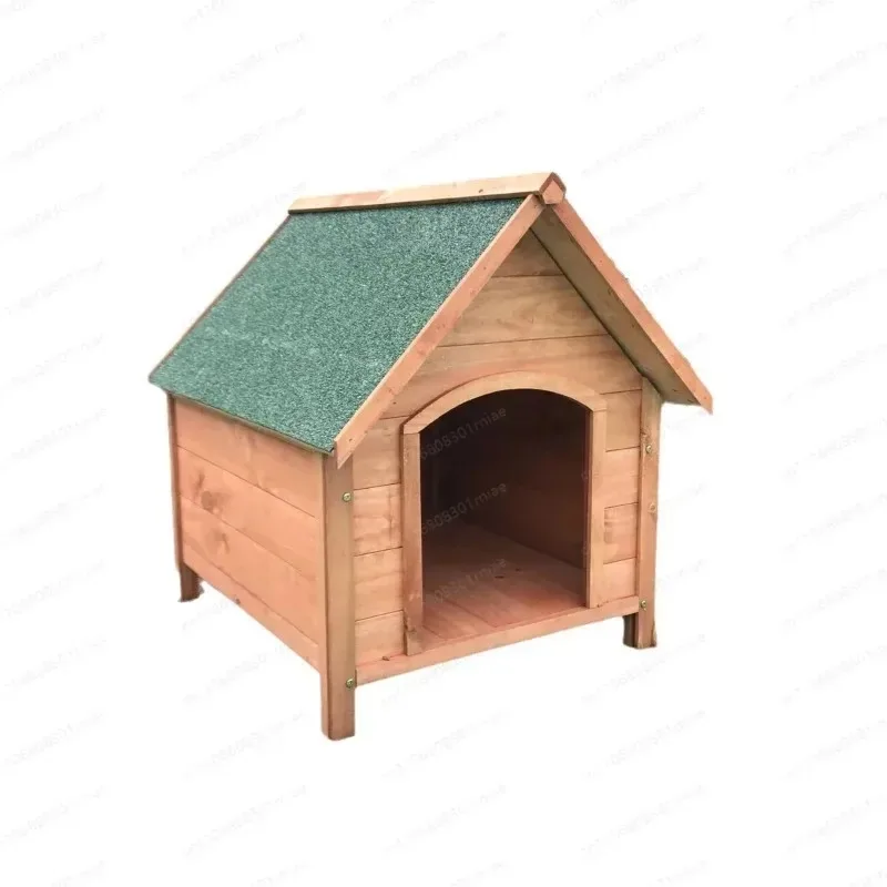 

Wooden Dog House Four Seasons Universal Pet Cage Villa Waterproof Leak-proof Solid Wood