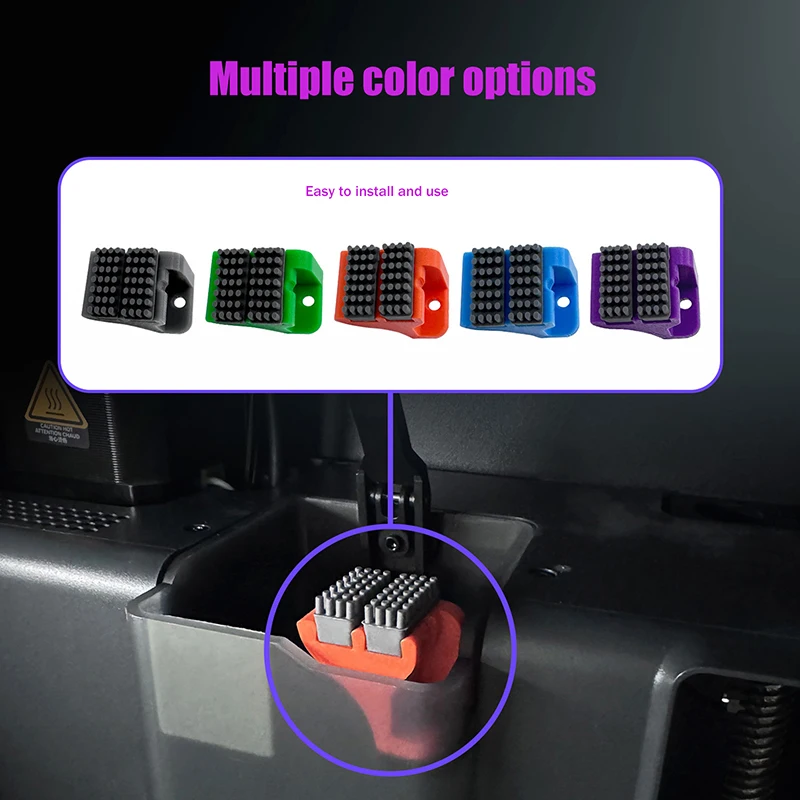 

For X1/P1 Silicone Nozzles Brush Hotend Nozzle Wiper Printer Nozzle Wiping Cleaning Tool 3D Printer Upgraded Parts