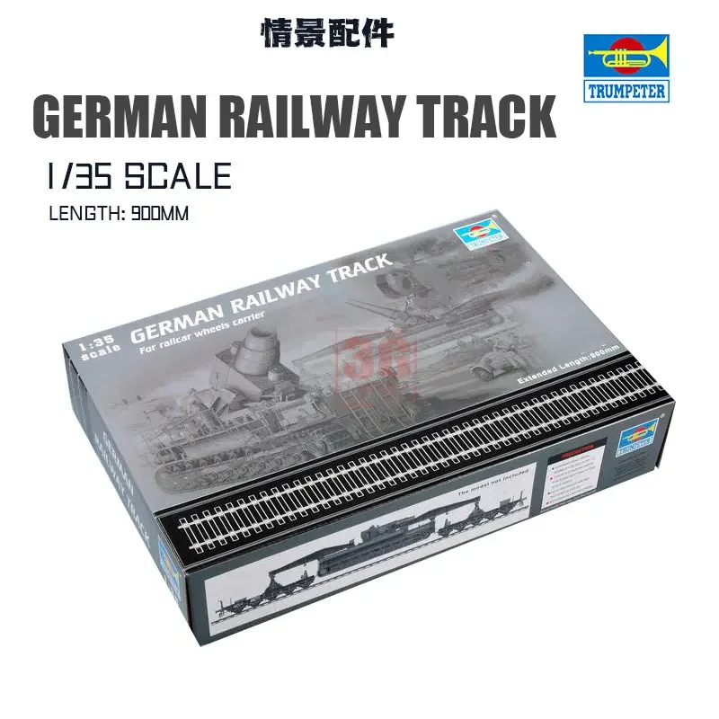

1/35 Trumpeter assembly model 00213 German Railway Track Plastic Scale Model Kit