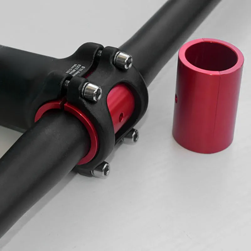 ONGE الدراجة الجبلية المقود بار الرقائق فاصل الجذعية المخفض حجم الحد جلبة كم 25.4 مللي متر إلى 31.8 مللي متر شريط تتحمل محول