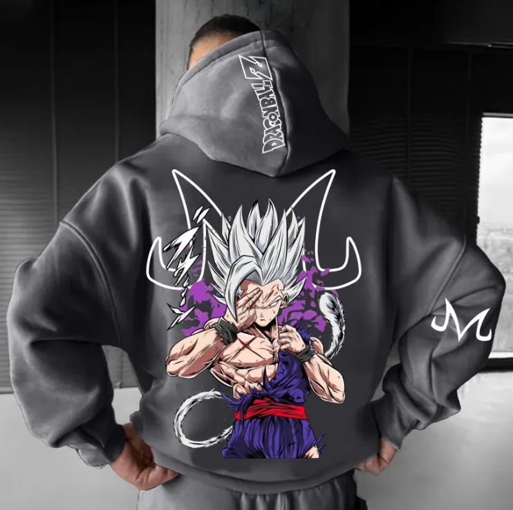 

Официальные толстовки с принтом персонажей Dragon Ball для мужчин, женщин и пар, свободные уличные толстовки большого размера.