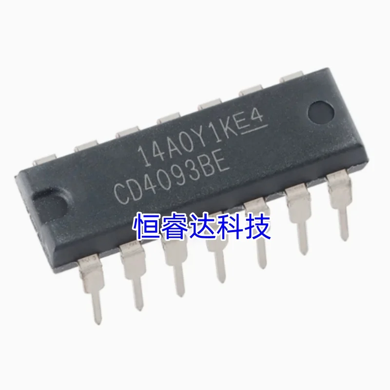 20PCS/LOT Original CD4093BE DIP14 CD4093 DIP 4093 DIP-14 4093BE IC Chip