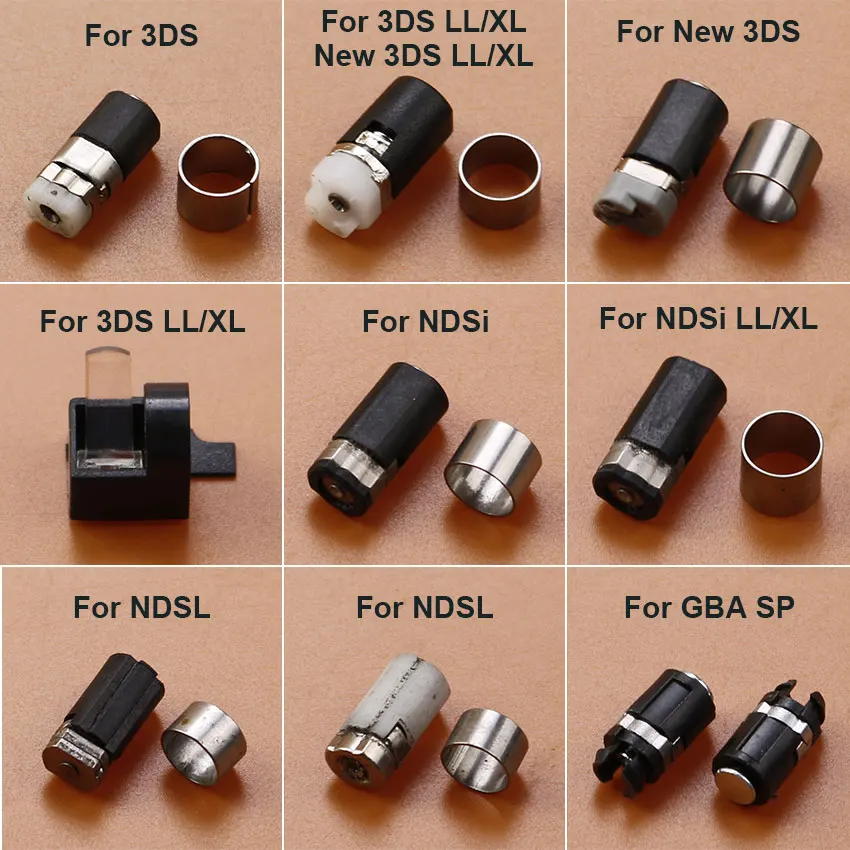 JCD 1Set Hinge Axle Shell Repair Parts For NDS Lite NDSL NDSi LL XL GBA SP For 3DS New 3DS LL XL Replacement Rotating Shaft