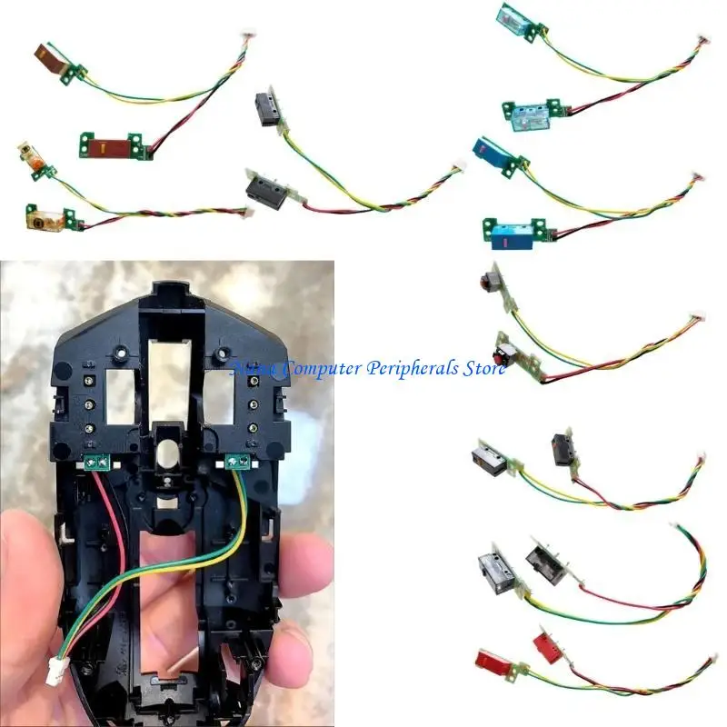 F68C 마우스 키 마더 보드 G304 G305 용접 스위치 용 Microswitches 버튼 보드