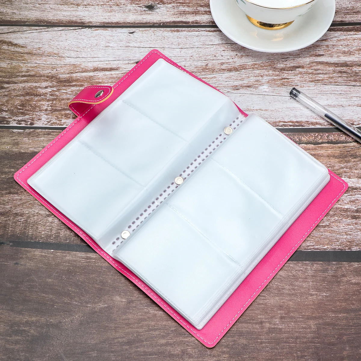 

120pcs Business Card Holder ganizer for ID Credit Cards Storage Portable Office Home Use Name Card Book