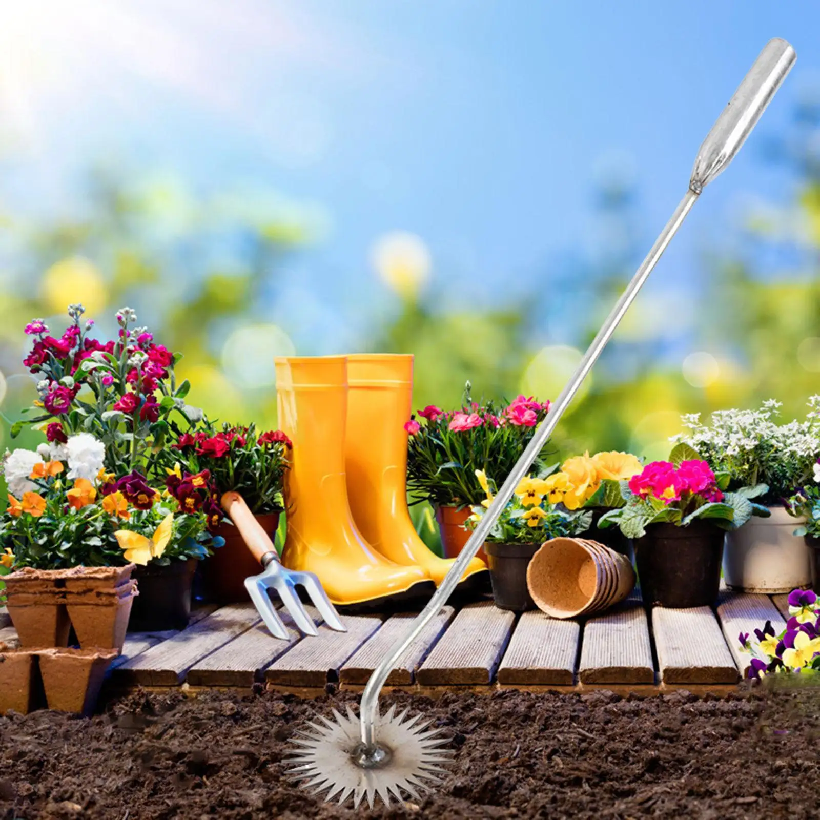 

Weeds Remover Grass Puller Portable Hand Weeding Removal Gardening Tool Manual