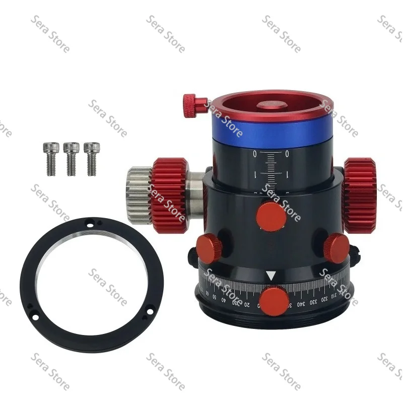42mm Travel Telescope Focuser with Convex / Round Adapter Ring for Sky-Watcher 150 and DOB Deep Space Photography