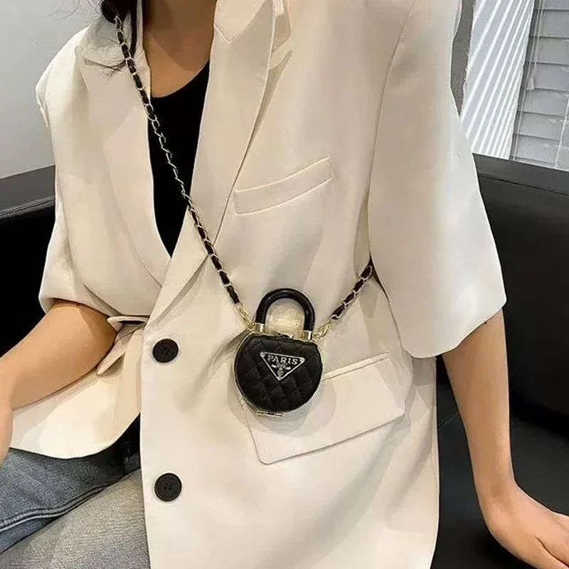 Torebka na ramię 2025 Fashion Mini Texture Retro Design Mała Codzienna Torba na Zakupy Modna Rekreacyjna Personalizowana